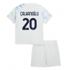 Inter Milan Hakan Calhanoglu #20 Bortatröja Barn 2025-26 Kortärmad (+ Korta byxor)